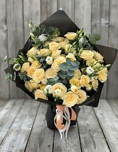 Букет цветов из:  Розы и Лизиантусы в Елань-Коленовский