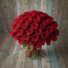 Букет 55 Красных роз Фридом #REPLACE_PRED# Елань-Коленовский