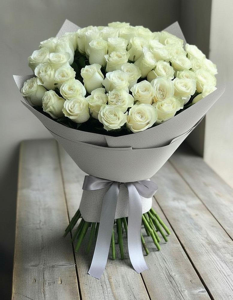 Букет 35 Белых роз в Елань-Коленовский