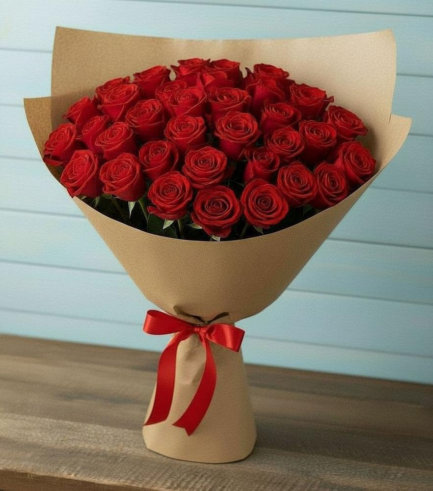 Букет Красные розы Милано в Елань-Коленовский