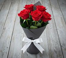 Букет 5 Красных роз Эдлесс Лав #REPLACE_PRED# Елань-Коленовский