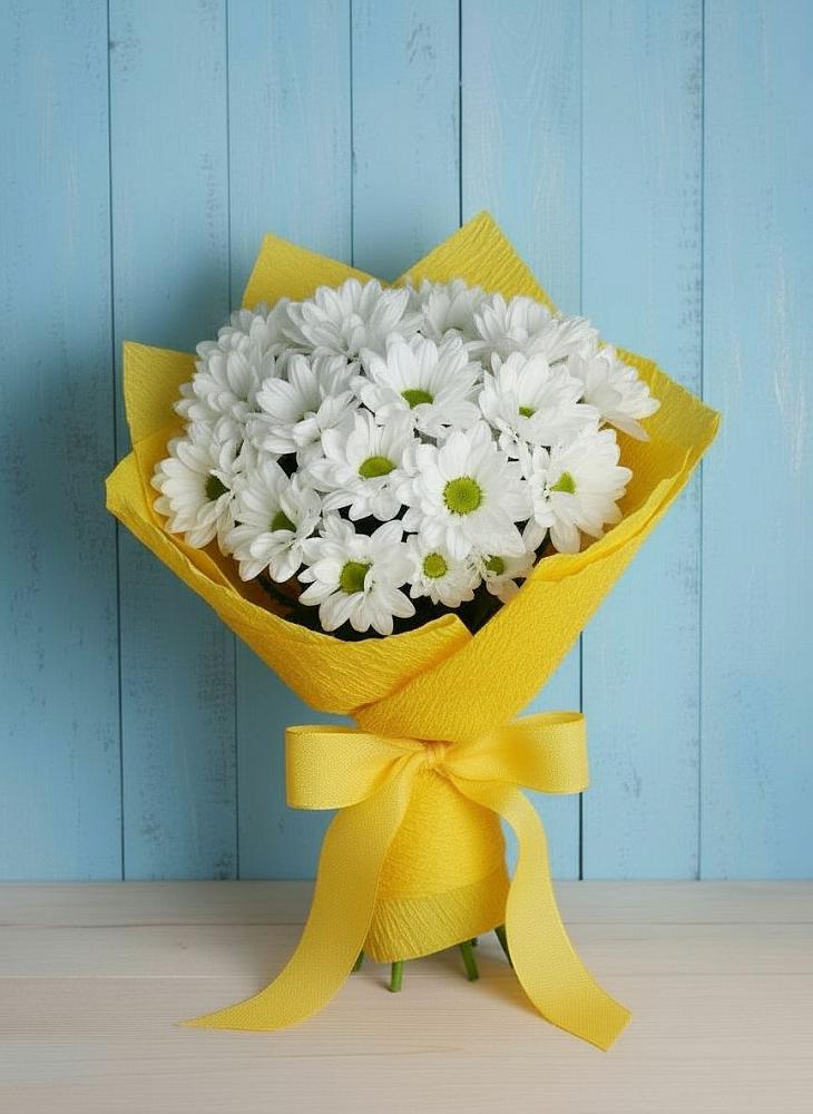 Букет цветов из: Хризантемы в Елань-Коленовский