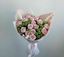Букет цветов из:  Розы и Хризантемы в Елань-Коленовский