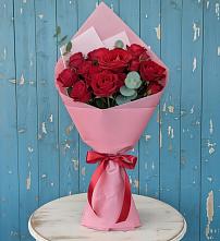 Букет цветов из:  Розы в Елань-Коленовский