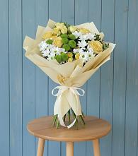 Букет цветов из:  Хризантемы и Розы #REPLACE_PRED# Елань-Коленовский