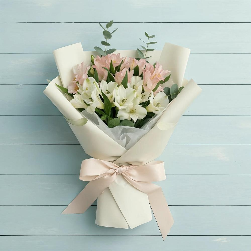 Букет цветов из: Альстромерии в Елань-Коленовский