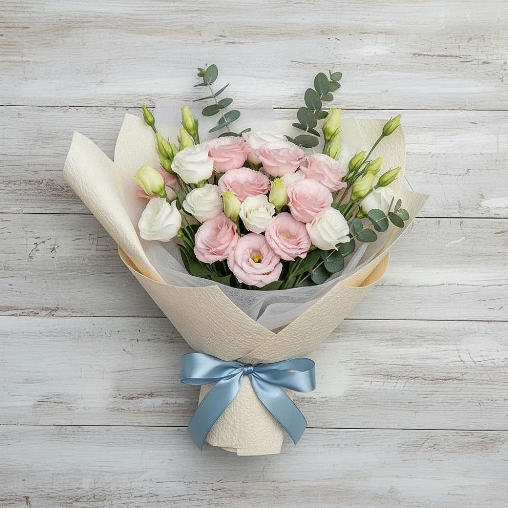 Букет цветов из: Лизиантусы в Елань-Коленовский